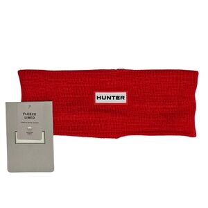 Hunter Headband Red Play Essential Fleece Lined Cottagecore Outdoor Christmas